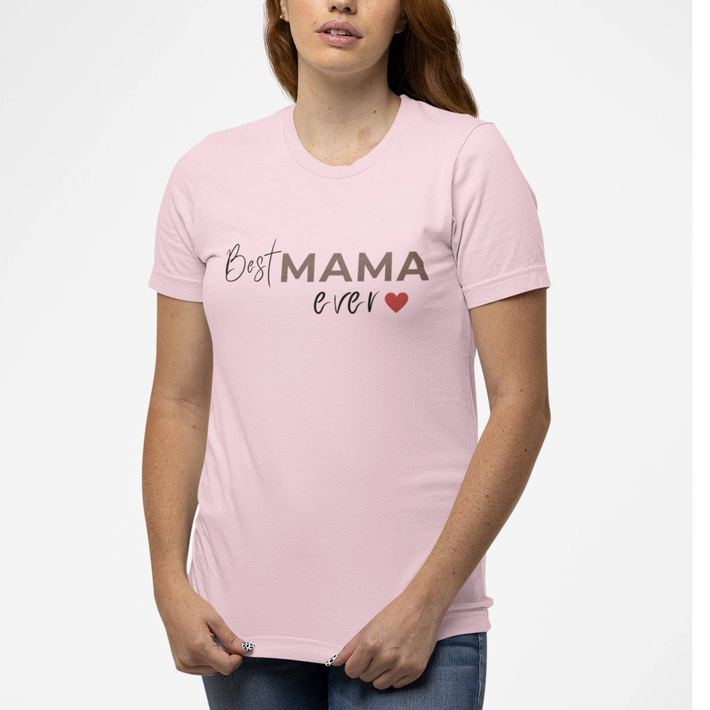 Best Mama Ever T-Shirt | Cute Mom Gift | Minimalist Mama Tee | Mother’s Day Shirt