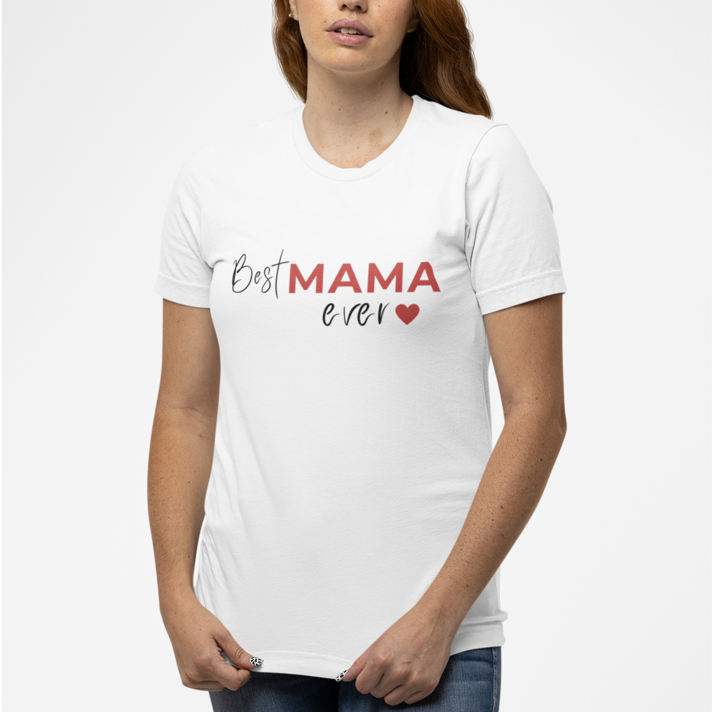 Best Mama Ever T-Shirt | Cute Mom Gift | Minimalist Mama Tee | Mother’s Day Shirt