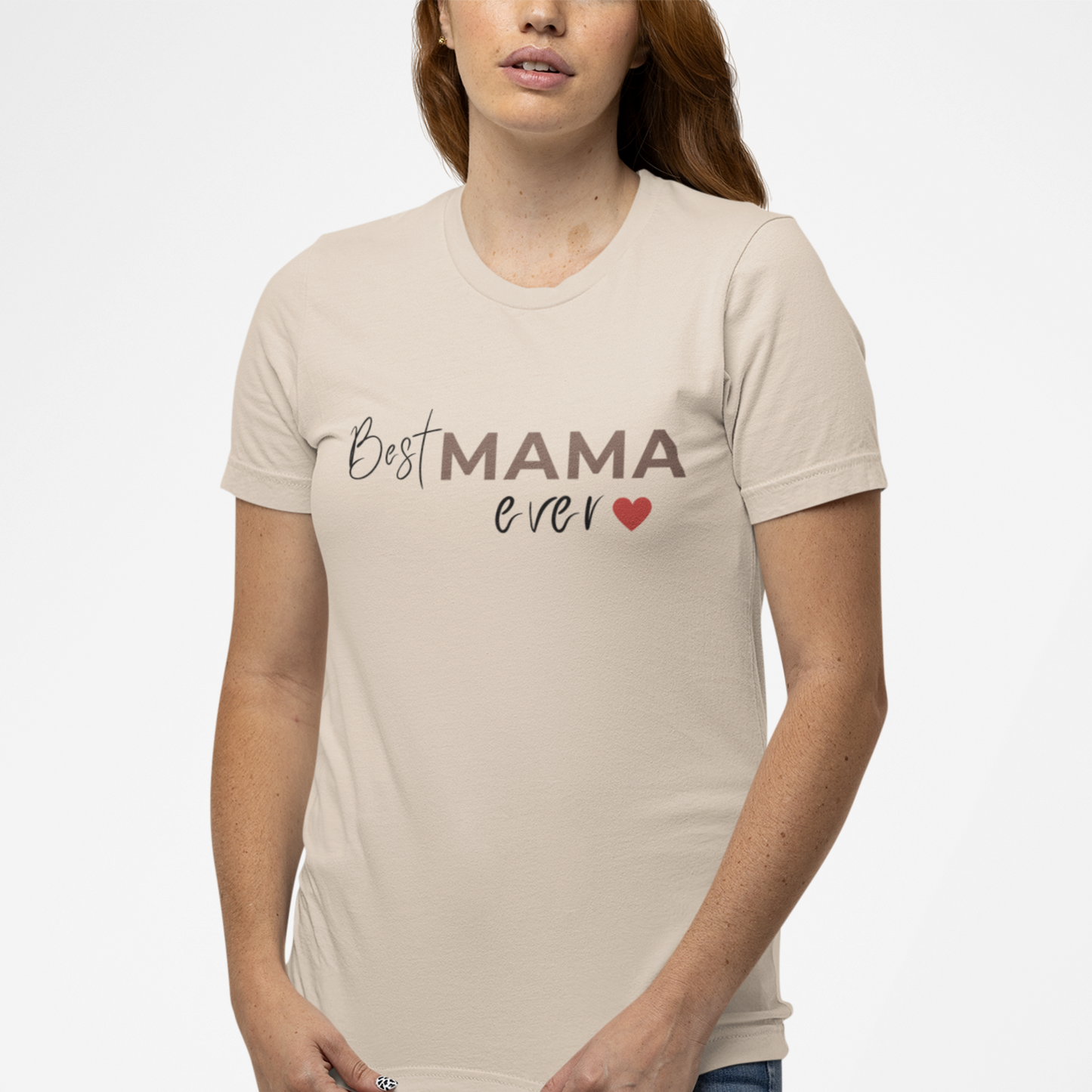 Best Mama Ever T-Shirt | Cute Mom Gift | Minimalist Mama Tee | Mother’s Day Shirt
